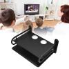 Beufee Floating Shelf, Wall Mount Shelf Steel Mount with Cable Management Holes, Space Saving Multimedia Shelf for DVD Player Game view 2