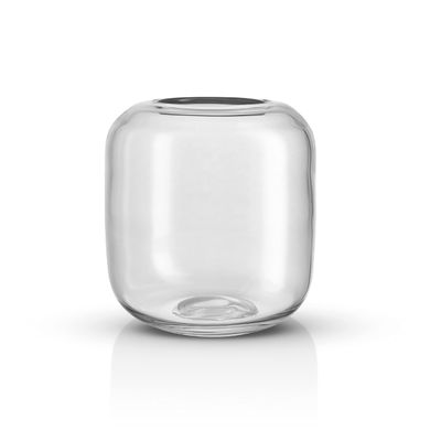 EVA SOLO Acorn Vase, H 16.5 cm, Decorative Glass Vase in a Simple and Organic Shape, Clear