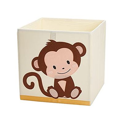AnThien 2022 New 13 inchCube Folding Storage Box Cartoon Animal Storage Bin Oxford Fabric Storage Boxes For Nursery s Organizers