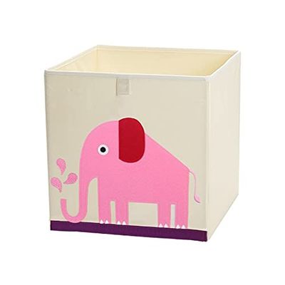AnThien 2022 New 13 inchCube Folding Storage Box Cartoon Animal Storage Bin Oxford Fabric Storage Boxes For Nursery s Organizers