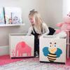 AnThien 2022 New 13 inchCube Folding Storage Box Cartoon Animal Storage Bin Oxford Fabric Storage Boxes For Nursery s Organizers view 4