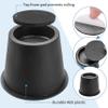 BTSD-home Round Bed Risers 4 Inch, Heavy Duty Furniture Risers for Queen & King Bed Frames, Couch & Table, Circular Bed Lifts for Underbed Storage, 3.5" Lift, 4000 lbs Capacity, Set of 8 view 3