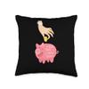 A Penny Saved Is A Penny Earned Throw Pillow view 1
