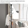 Modern Gold Coat Racks Freestanding 7 Hooks Hall Coat Tree,Hat Racks with Marble Base, Coat Rack Stand Coat Hanger for Entryway Hallway, Office, Bedroom, Bathroom (Color : Gold B) view 4