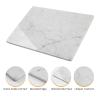 Adolif Marble Pastry and Cutting Board 12x16 Inch, Marble Slab With Non-Slip Feet For Baking, Cheese, Charcuterie, Chocolate, Pack of 1 Piece, Carrara White view 4