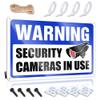 Metal Home Sign Warning Security Cameras I Use Tin Sign Funny Metal Signs for Outdoors Room Door Decor ( Size : 20X30CM ) view 1