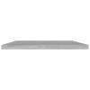 Tidyard Floating Bookshelf Board Set of 8, Concrete Gray Engineered Wood Wall Mounted Shelves, 39.4 x 39.4 x 0.6 Inches, Minimalist Storage Solution for Living Room, Office, Home Decor view 4