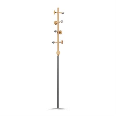 TOMYEUS Coat Rack Coat Rack Modern Metal Single Pole Tree Coat Shelf Living Room Office Bedroom Decoration Heavy Coat Racks Creative Iron Hanger Coat Rack Hat Stand (Color : B)
