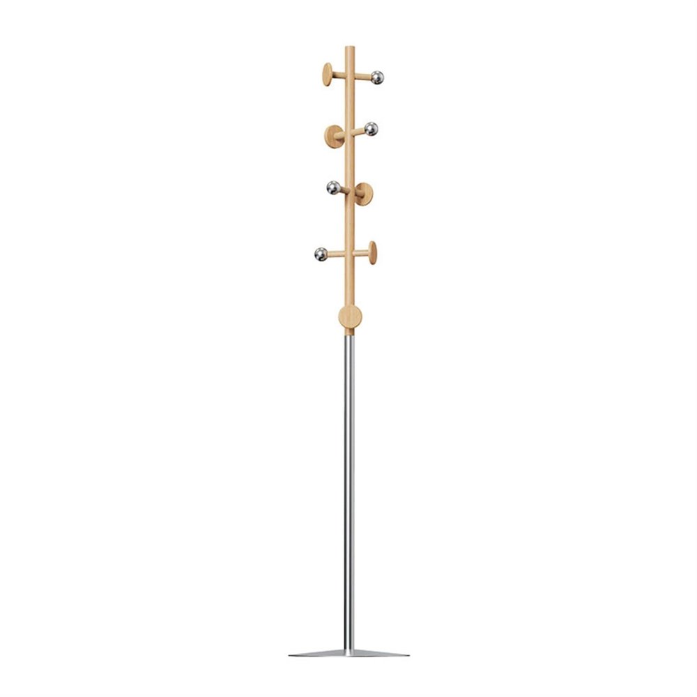 TOMYEUS Coat Rack Coat Rack Modern Metal Single Pole Tree Coat Shelf Living Room Office Bedroom Decoration Heavy Coat Racks Creative Iron Hanger Coat Rack Hat Stand (Color : B)