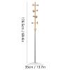 TOMYEUS Coat Rack Coat Rack Modern Metal Single Pole Tree Coat Shelf Living Room Office Bedroom Decoration Heavy Coat Racks Creative Iron Hanger Coat Rack Hat Stand (Color : B) view 2