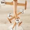 TOMYEUS Coat Rack Coat Rack Modern Metal Single Pole Tree Coat Shelf Living Room Office Bedroom Decoration Heavy Coat Racks Creative Iron Hanger Coat Rack Hat Stand (Color : B) view 4