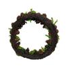 20" Hand Crafted Needle Pine Cone Artificial Christmas Wreath Home Decoration view 2