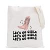 POFULL Nashville Nash Bash Bachelorette Gift Nashville Bachelorette Party Gift (LET'S GO GIRLS Tote Bag) view 1