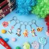 Taiyin 30 Pcs Circus Party Favors Ninja Clown Animals Pirate Themed Keychain for Carnival Birthday Party Supplies(Circus) view 4