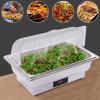 Chafing Dish Buffet Set,Electric Chafing Dish, Chaffing Server Set Chafer with for Catering,Buffets,Parties (1x 14L) view 2
