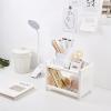 Jaugufiy 2 Tier Plastic Countertop Shelf Organizer Storage Rack, Multifunction Pantry Storage Organizer Kitchen Spice Rack Bathroom Tabletop Shelf Organizer (White) view 4