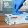 Glove Station Nitrile Disposable Gloves - Powder-Free, Latex-Free, Textured Grip, Food Grade Rated Household Gloves - Ideal for Cleaning, Cooking Use -Blue - 4MIL - MED (100 Count) view 2