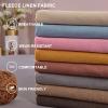 Cotton Linen Rectangle Headboard Pillow Day Bed Back Long Pillow,Large Bolster Reading Back Rest Pillow Dormroom Backrest with Removable Cover,B,No headboard Full 47.2" view 4