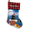 MALIHONG Personalized Dog Christmas Stocking 1 Pack Stockings Spanish Water Dog Fireplace Hanging Stockings Children's Candy Gift Bag Indoor Family Holiday Xmas Party Christmas Decor 14.4" view 1