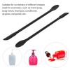 20pcs Mini Makeup Spatula, Extended Handle Double Head Silicone Cosmetic Spatula Thin Jar Scraper Lotion Scooper for Kitchen Bottles, Cosmetic Bottles view 3