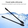 20pcs Mini Makeup Spatula, Extended Handle Double Head Silicone Cosmetic Spatula Thin Jar Scraper Lotion Scooper for Kitchen Bottles, Cosmetic Bottles view 4