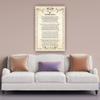 If Poem Poster Rudyard Kipling Poetry Quote Wall Art Room Decoration for Bedroom Modern Artwork for Office Rectangular Paintings for Bathroom Wall Hanging Kitchen Poster Decorative Picture Gifts (24x36inch(60x90cm),Canvas) view 2