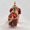 Feng Shui Good Fortune Red Prosperity Elephant with Treasure Vase Luck Enhancement view 3