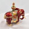 Feng Shui Good Fortune Red Prosperity Elephant with Treasure Vase Luck Enhancement view 4