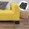 Housoutil 4pcs Square Bed Risers for Height Rubber Furniture Elevators for Chairs Tables Sofas Easy Installation for Extra Under-Bed Storage view 4