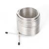50' Mini Wort Chiller Coil Stainless Steel Home Brewing Beer Cooling Immersion, 1-3 Gallon Batch Immersion Wort Chiller, Leak Free Compression Barbs, Garden Hose Fitting Included view 1