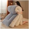 ZTGL Winter Quilt, Thicken Warm Lamb Cashmere Comforter Winter, Lamb Wool Blanket, Heavy Blankets for Winter Double Bed, Double-Sided Warm Quilted Quilts,Soot,200 * 230cm (4.5kg) view 1