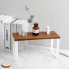Jaugufiy Wooden Countertop Shelf Organizer Storage Rack, Multifunction Pantry Storage Organizer Kitchen Spice Rack Bathroom Shelf Organizer Tabletop Shelf Book Shelf (L) view 3