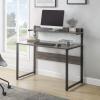 Bituman Home Office Desk, Computer Desk with Storage Shelf Morden Simple Style Study Writing Table Multipurpose Gaming Desk Easy to Assemble, for Home, Office, Bedroom, Study, Living Room view 1