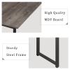 Bituman Home Office Desk, Computer Desk with Storage Shelf Morden Simple Style Study Writing Table Multipurpose Gaming Desk Easy to Assemble, for Home, Office, Bedroom, Study, Living Room view 4