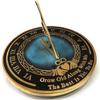 REDSKY TRADER Brass Sundial Grow Old with Me 10 inches Gift Idea for Parents, Grandparents, Friends, Couples, Sundial Gift, Garden Or Home Decor view 1