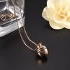 SHEIL Stainless Steel Cremation Locket Necklace Casket Hold Human/Pet Ashes Keepsake Memorial Urn Jewelry Pendant +Funnel,2 view 2