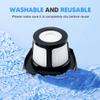2284W 2390A Vacuum Filter Replacement for Bissell Pet Hair Eraser Filter Hand Vacuum 2390 2389 2579, Compared to Part # 1614212 1614203 1614204 (4 Mesh Filter and 8 Foam Filter) view 2