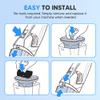 2284W 2390A Vacuum Filter Replacement for Bissell Pet Hair Eraser Filter Hand Vacuum 2390 2389 2579, Compared to Part # 1614212 1614203 1614204 (4 Mesh Filter and 8 Foam Filter) view 3