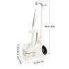 YQBUER Toilet Brush and Holder Multifunctional Toilet Brush Set with Toilet Dredge and Base Toilet Cleaning Assistant Toilet Bowl Brush Deep Cleaning Every Corner view 2