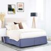 Bed Skirt, Hotel Quality Easy Fit Bed Skirt, 18" Inch Tailored Drop Bed Skirt, Soft & Premium Bed Skirt, Hotel Quality Bedskirt, Hotel Quality Bed Ruffle, Twin XL Bed Skirt Steel Blue view 1