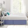 Bed Skirt, Hotel Quality Easy Fit Bed Skirt, 18" Inch Tailored Drop Bed Skirt, Soft & Premium Bed Skirt, Hotel Quality Bedskirt, Hotel Quality Bed Ruffle, Twin XL Bed Skirt Steel Blue view 4