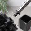YQBUER Toilet Brush and Holder Toilet Brush is Practical and Compact and Does Not Take Up Space a Toilet Brush Set That Can Clean The Bathroom 360 Degrees Deep Cleaning Every Corner view 3