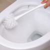 YQBUER Toilet Brush and Holder Toilet Cleaning Kit Bathroom Cleaning Brush Toilet Dredge Toilet Dredge Cleaning Tool with Base Bold Handle-White Toilet Bowl Brush Deep Cleaning Every Corner view 3