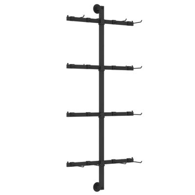 Fadiadem Wall Mounted Sock Rack Space-Saving Jewelry Stand, Earring Storage Organizer Display Holder, Underwear Display Shelf Removable Hook, Boutique Store Exhibit Collection Presentation Showcase