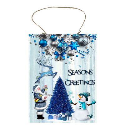 Season's Greetings Blue