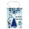 Season's Greetings Blue view 1