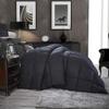 Luxurious King/California King Goose Down Comforter, Unique Black Solid, 600 Thread Count, 100% Egyptian Cotton Cover, 75 Oz Fill Weight, 750 Fill Power view 1