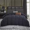 Luxurious King/California King Goose Down Comforter, Unique Black Solid, 600 Thread Count, 100% Egyptian Cotton Cover, 75 Oz Fill Weight, 750 Fill Power view 3