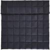 Luxurious King/California King Goose Down Comforter, Unique Black Solid, 600 Thread Count, 100% Egyptian Cotton Cover, 75 Oz Fill Weight, 750 Fill Power view 4