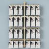 Fadiadem Wall Mounted Sock Rack Space-Saving Jewelry Stand, Earring Storage Organizer Display Holder, Underwear Display Shelf Removable Hook, Boutique Store Exhibit Collection Presentation Showcase view 1